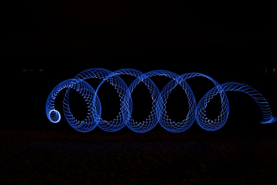 Lightpainting light Free photos