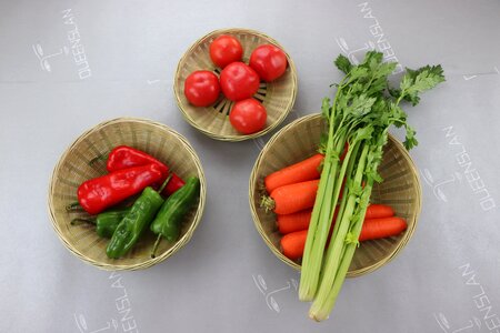 Vegetable health red pepper photo