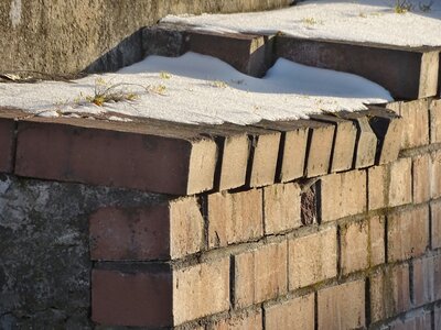 Stone wall brick wall structure