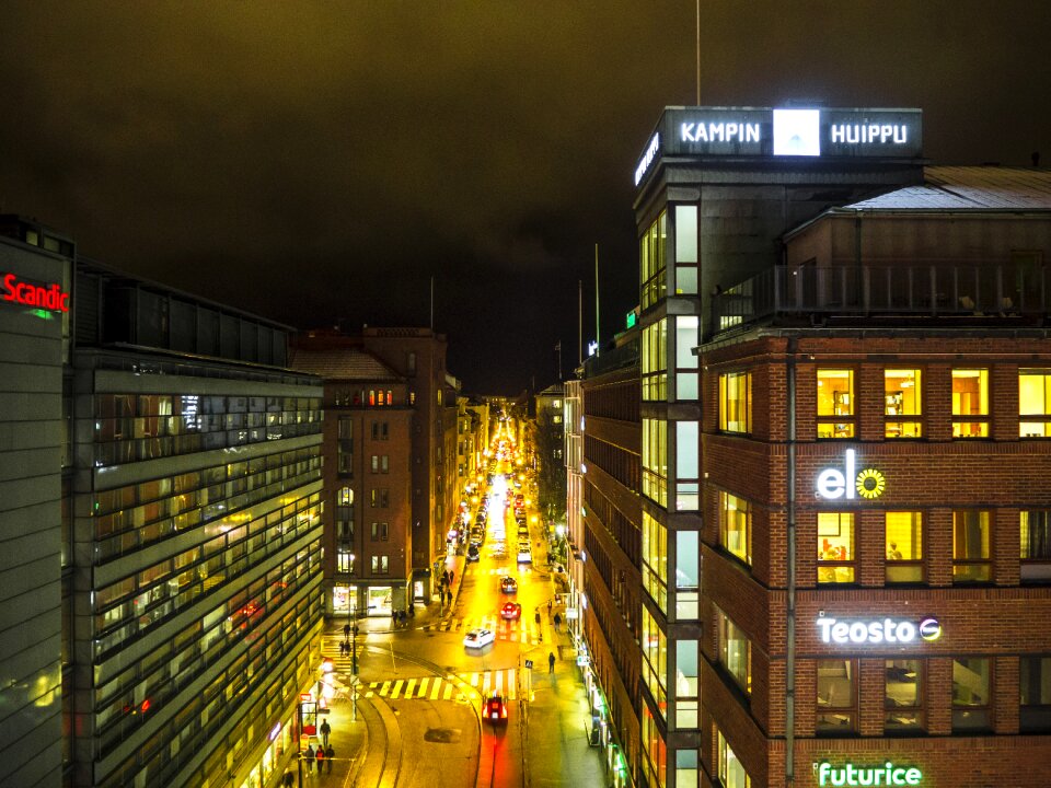 Kamppi night finland