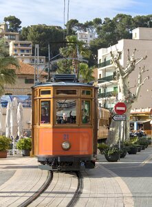 Train red flash balearic islands