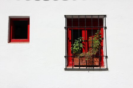 Building wall window photo