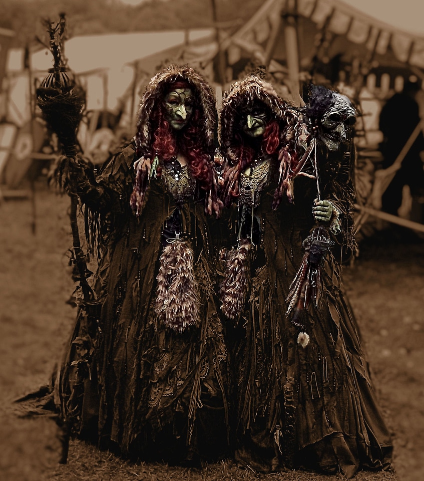 Witch creepy halloween
