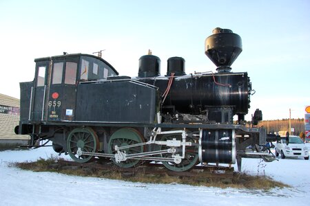 Engine train railway