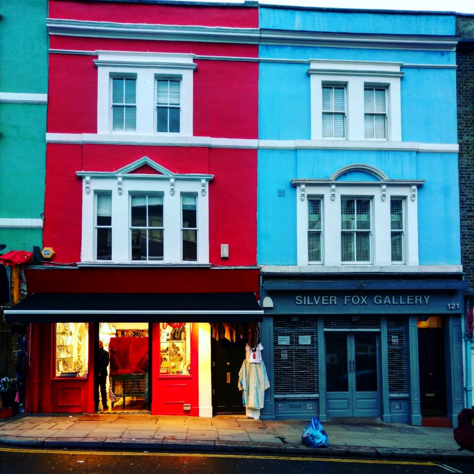 Big city house colorful