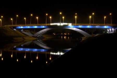 Bridge the darkness night photo