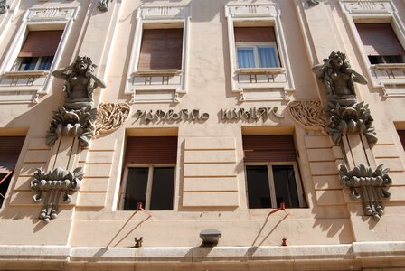 Facade house window