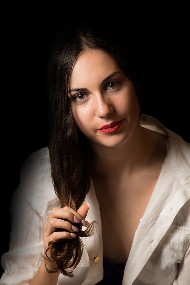 Portrait lady woman