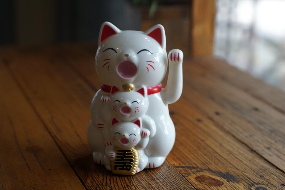 Decoration cat lucky cat