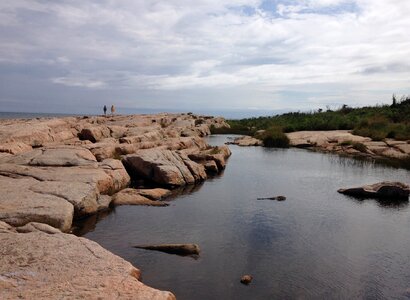 Seashore landscape photo