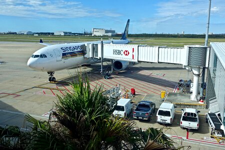 Travel aircraft departure photo