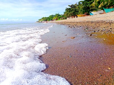 Seashore travel seascape