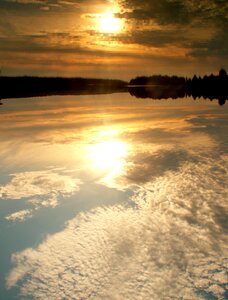 The sun sky cloud photo