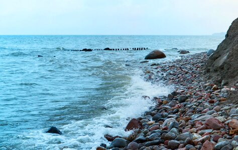 Scenic summer ocean photo