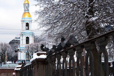 Church outdoors winter photo