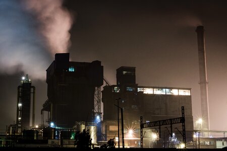 Boiler smoke production photo