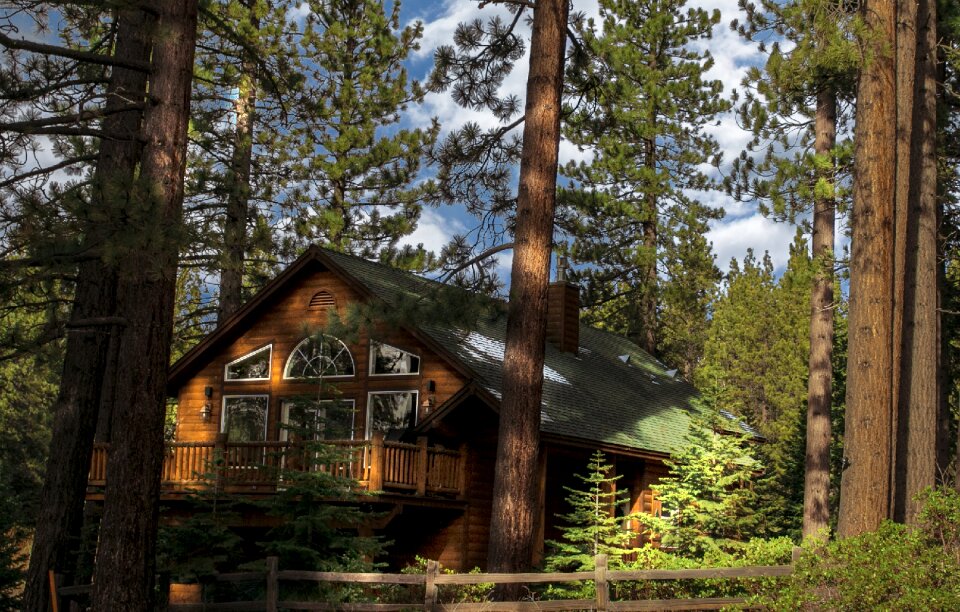 Outdoor wooden cabin