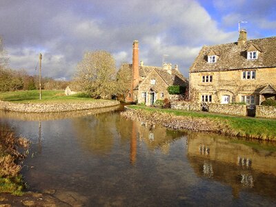 Countryside mill water photo