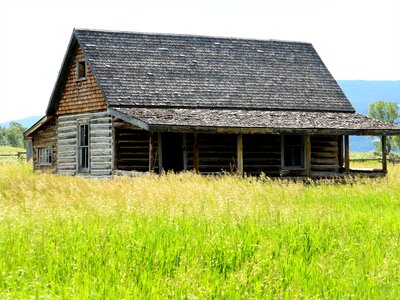 Rustic rural house
