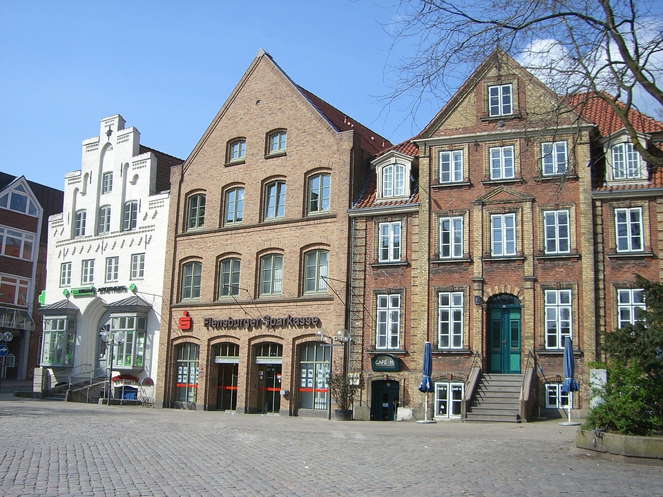 Historical houses historic center germany