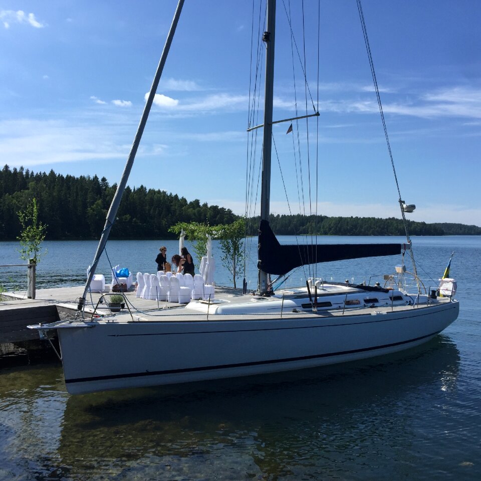 Yacht body of water sailing