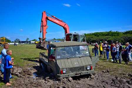 Recreational excavator vehicle photo