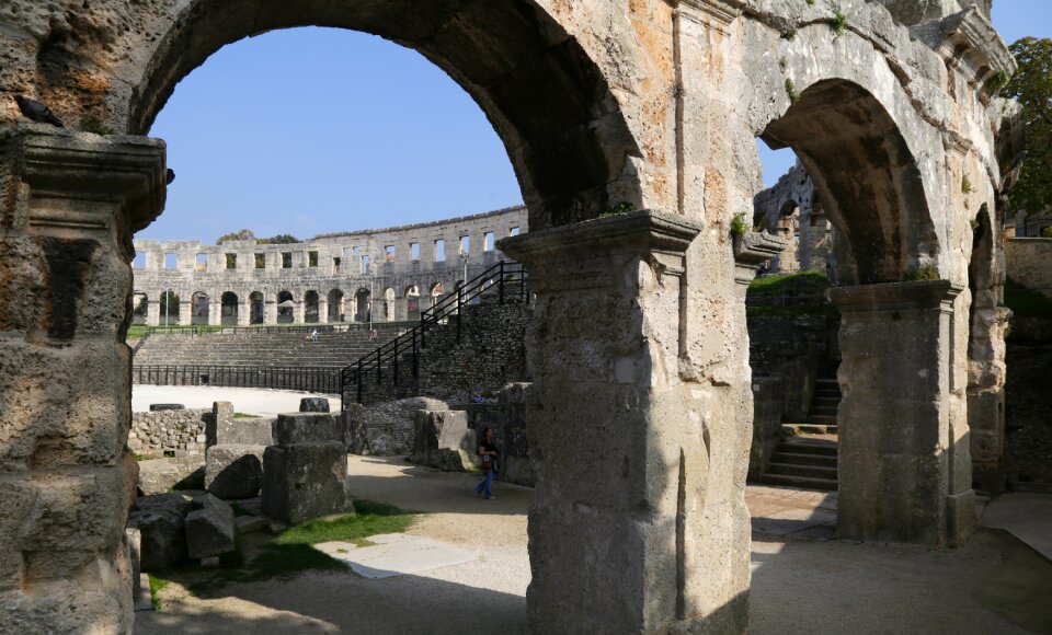 Ancient old stadium