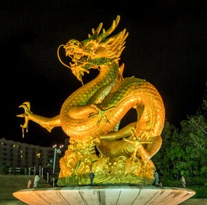 Illuminated night art