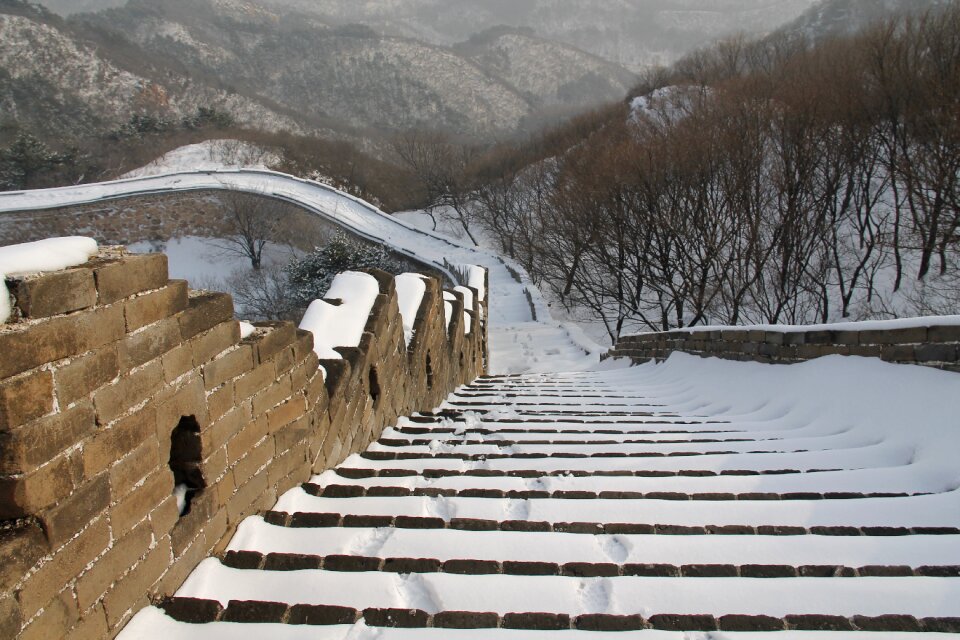 Nature cold stairs