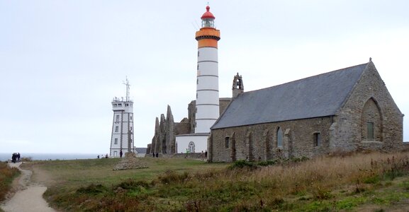 Sky at the age of lighthouse photo