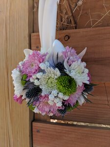 Decoration flower girl pomander photo