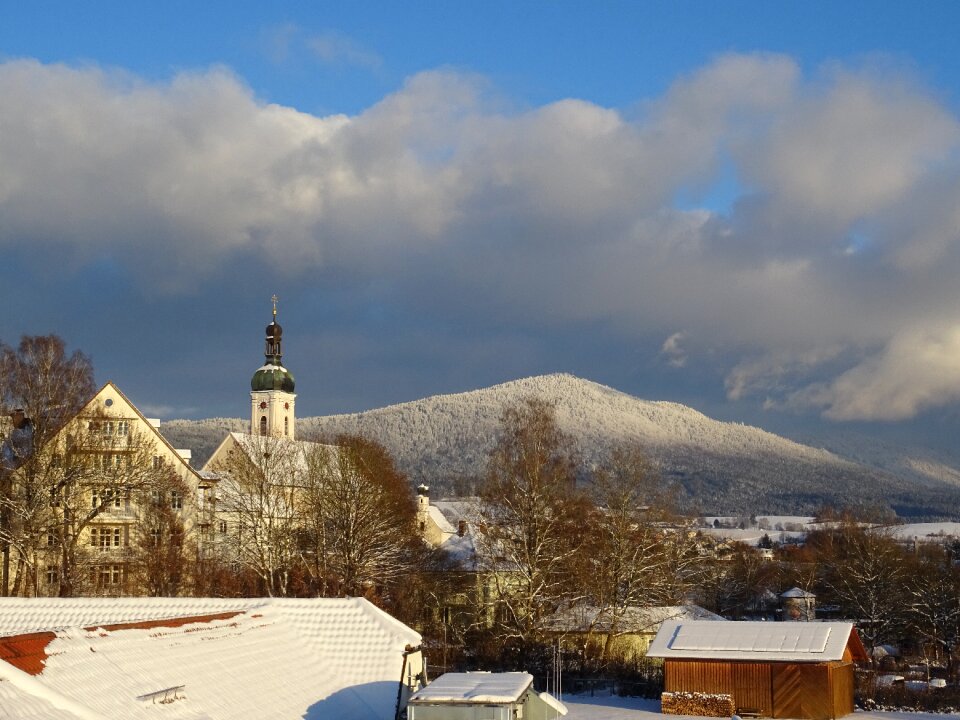 Mountain travel winter