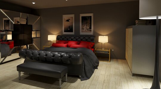 Furniture room within