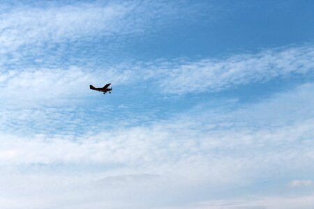 Flight aircraft cloud photo