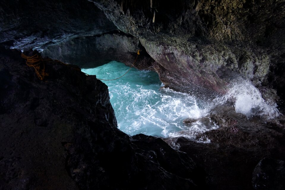 Landscape river ocean