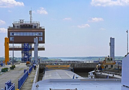 Control tower view over the danube plain slovakia