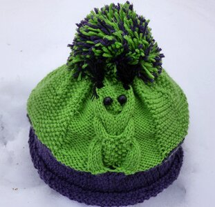 Hand labor winter knit photo