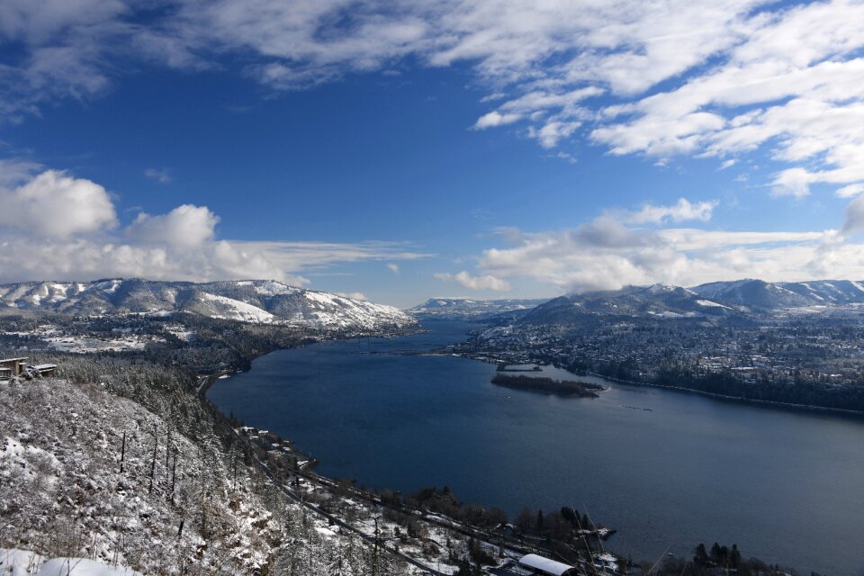 Landscape sky columbia river gorge