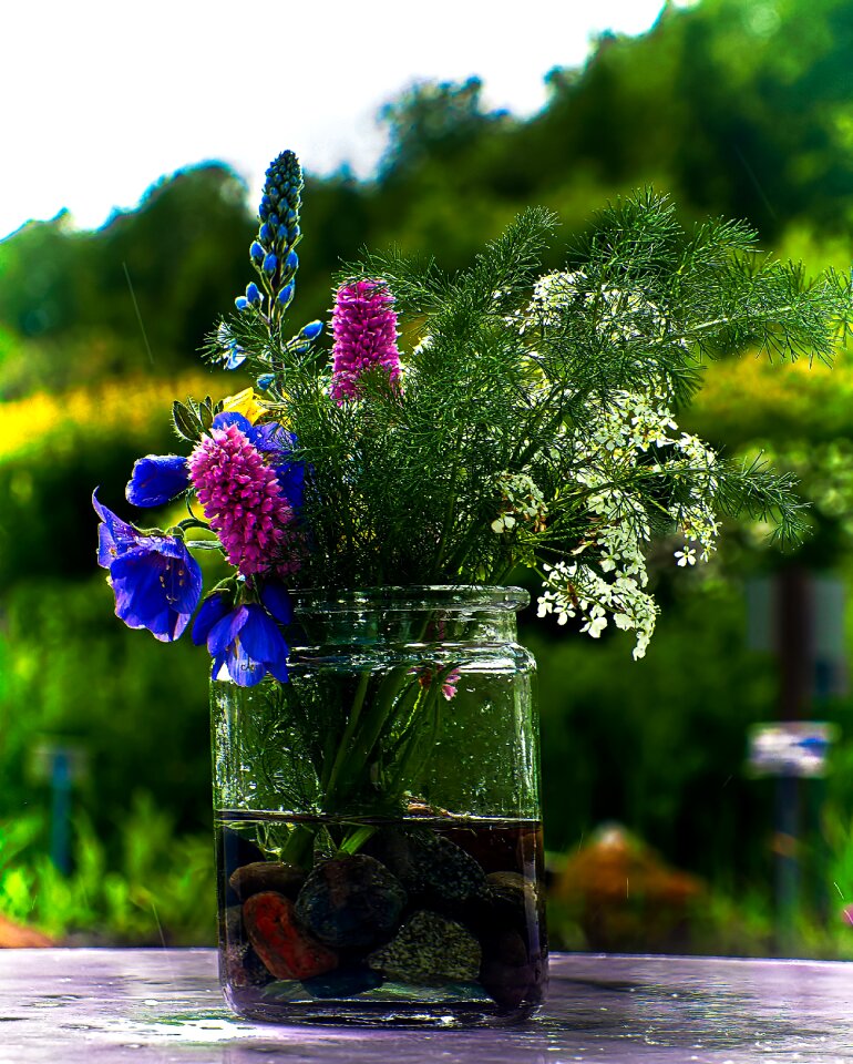 Garden summer vase