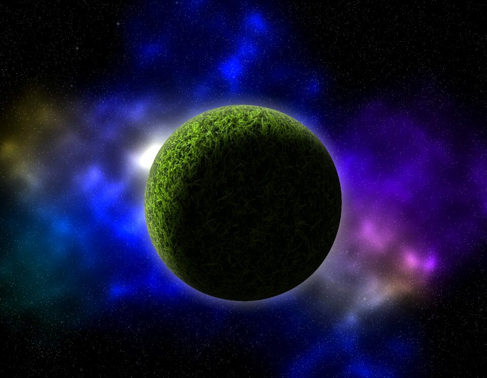 Science galaxy green