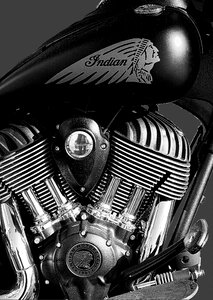 Machine drive motorcycle