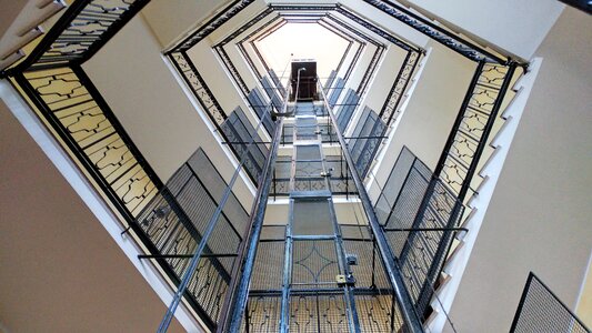 Building stairs lift photo
