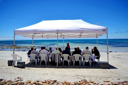 Beach sea umbrella