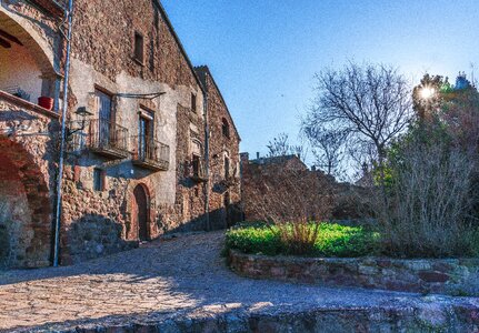 Old house building photo