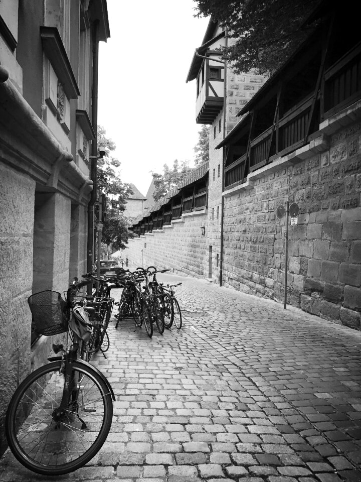 Wheel nuremberg pavement