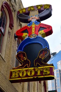 Famous place neon sign sign