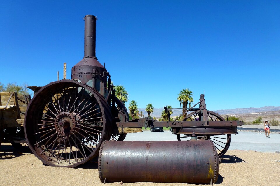 Abandoned summer desert