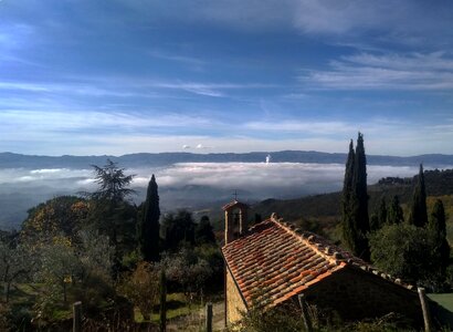 Landscape travel tuscany