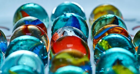 Handmade reflection multi coloured