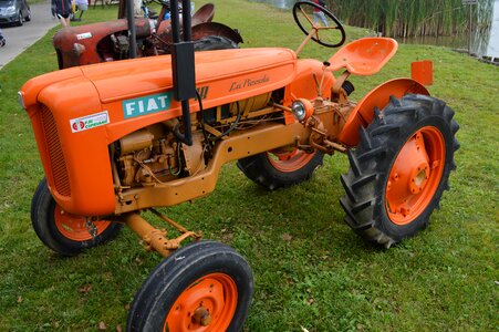 Wheel agricultural tractor vehicle photo